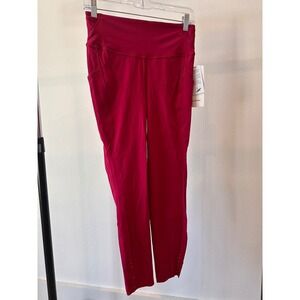 Lululemon Fast and Free High-Rise Tight 25 Pockets Pink Nulux Running Leggings 8